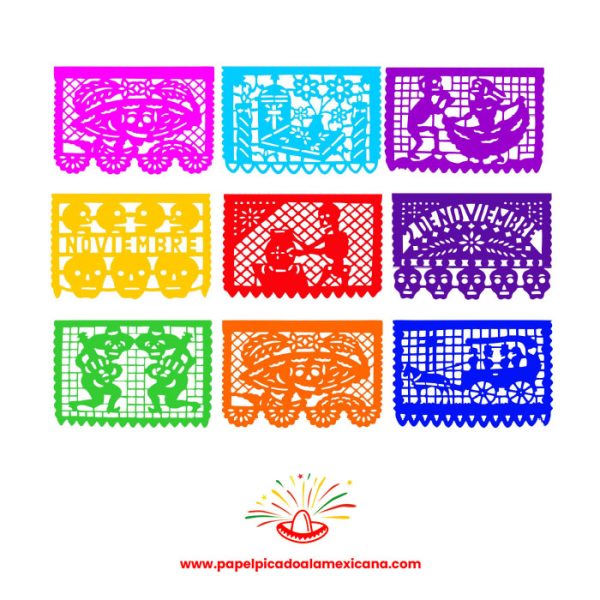 PAPEL PICADO MILLAR DE PAPEL PICADO