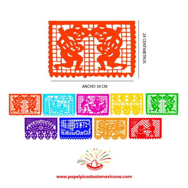 PAPEL PICADO MILLAR DE PAPEL PICADO