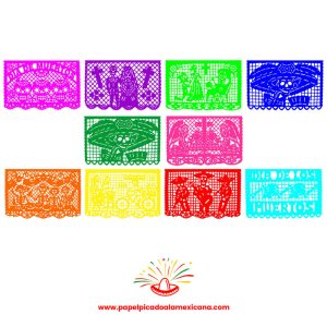 PAPEL PICADO MILLAR DE PAPEL CHINA PICADO 1 PLIEGO