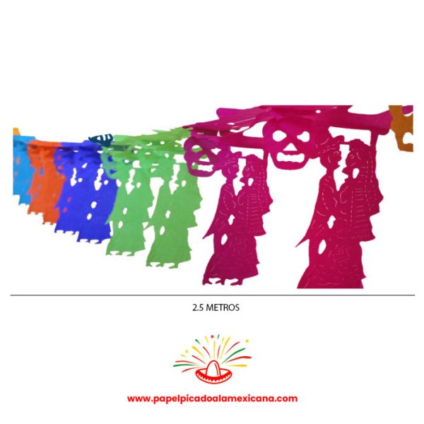 FESTON CATRINA PAPEL PICADO