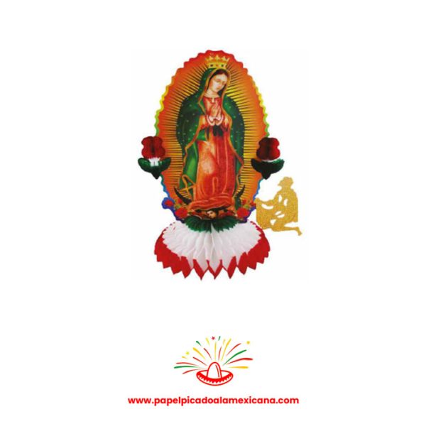 Adornos de Virgen de Guadalupe con Rosas