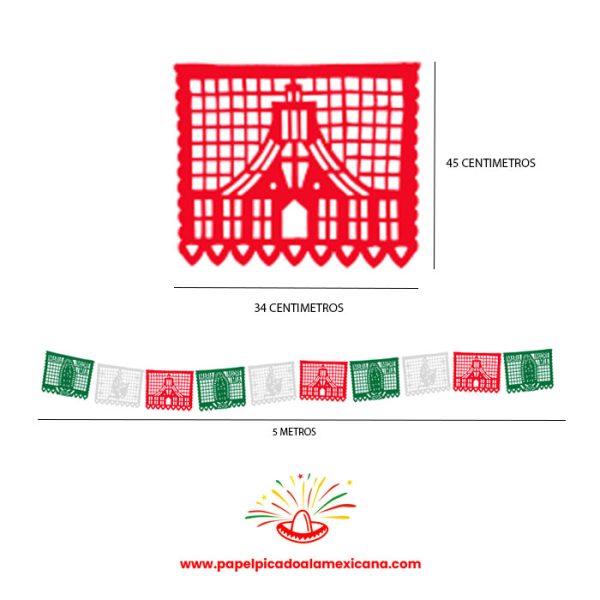 Papel Picado Virgen de Guadalupe